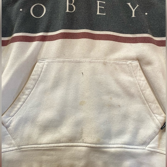 Obey Novel Palisade White Hoodie - Picture 3 of 4